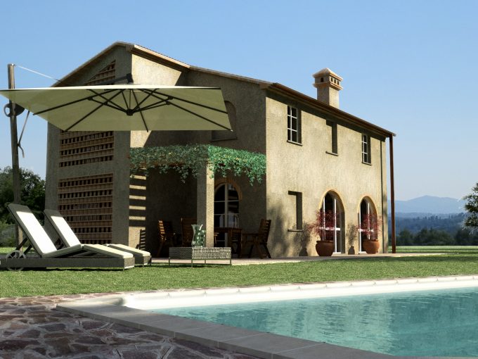 Tuscany Real Estate - Casa Montefoscoli   - Fienile Recovered Barn 2pic 680x510
