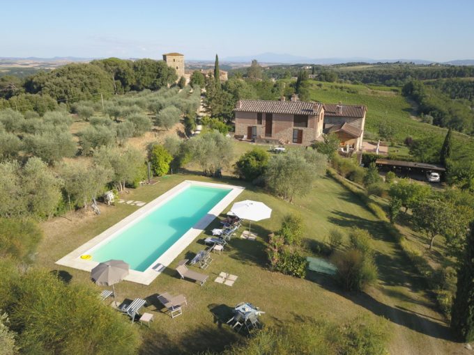 Tuscany Real Estate - Farmhouse Vitignanello   - DJI 0369 680x510